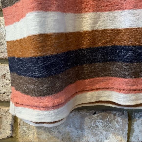 Madewell | Textured Tee in Stripe - Picture 7 of 11